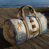 Quilted Travel Bag - Lighthouse in the Harbor — view 1
