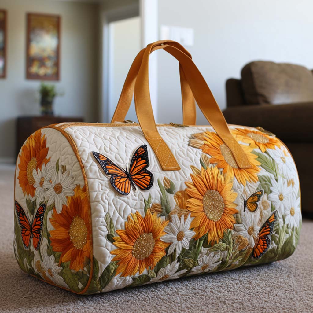 Quilted travel bag - Bright fields — view 1