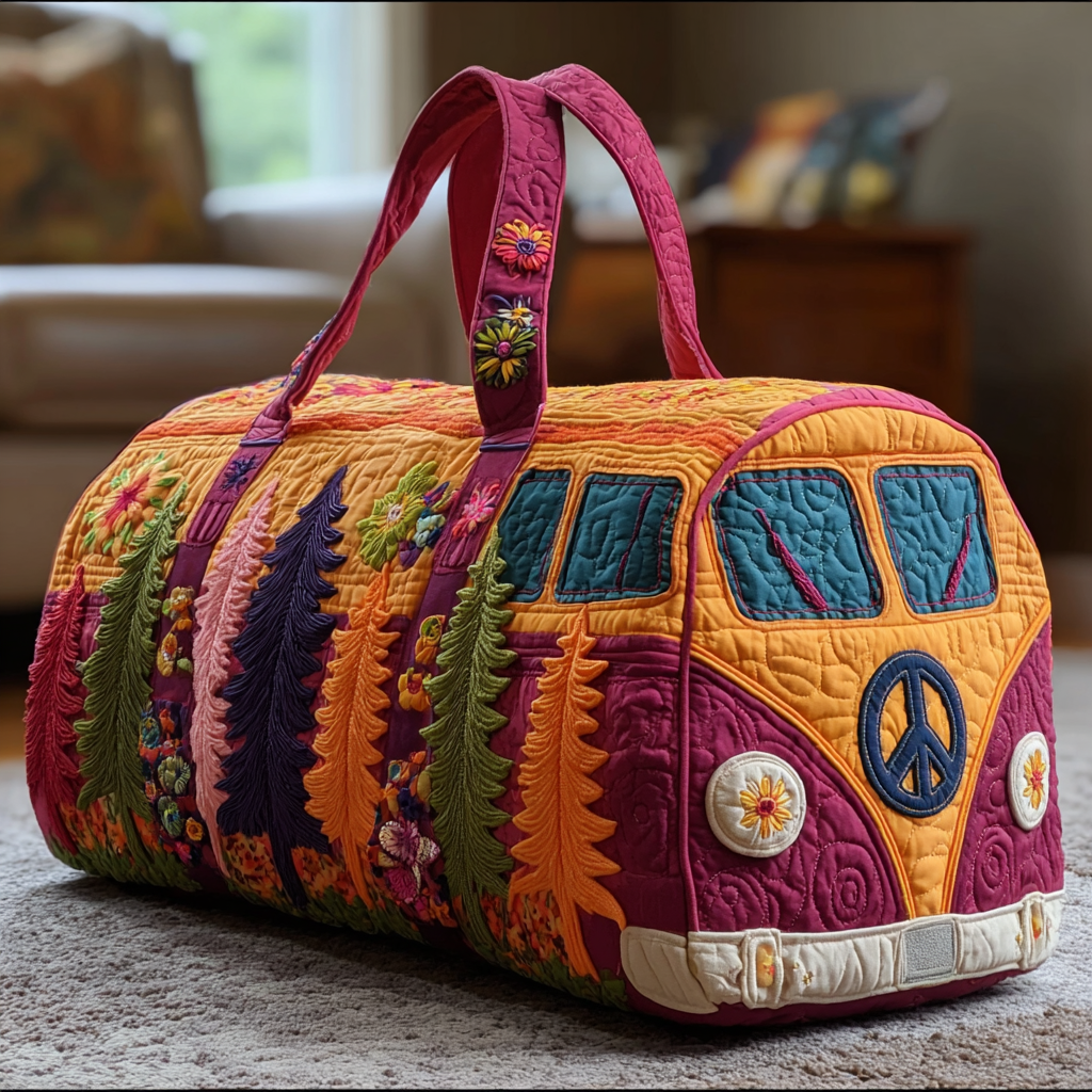Quilted travel bag - Floral travel — view 1