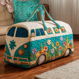 Quilted Travel Bag - Blooming Bus — view 1