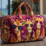 Quilted travel bag - Giraffe — view 1