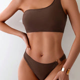 Summer - one shoulder bikini with ring — view 4