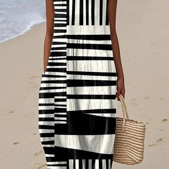 Summer - stylish graphic dress — view 2