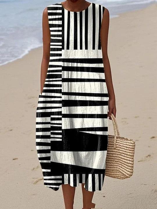 Summer - stylish graphic dress — view 2
