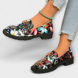 Summer - multicolored floral moccasins — view 4
