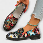 Summer - multicolored floral moccasins — view 5