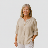 Sydney - Lightweight Draped Blouse — view 1