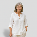 Sydney - Lightweight Draped Blouse — view 2