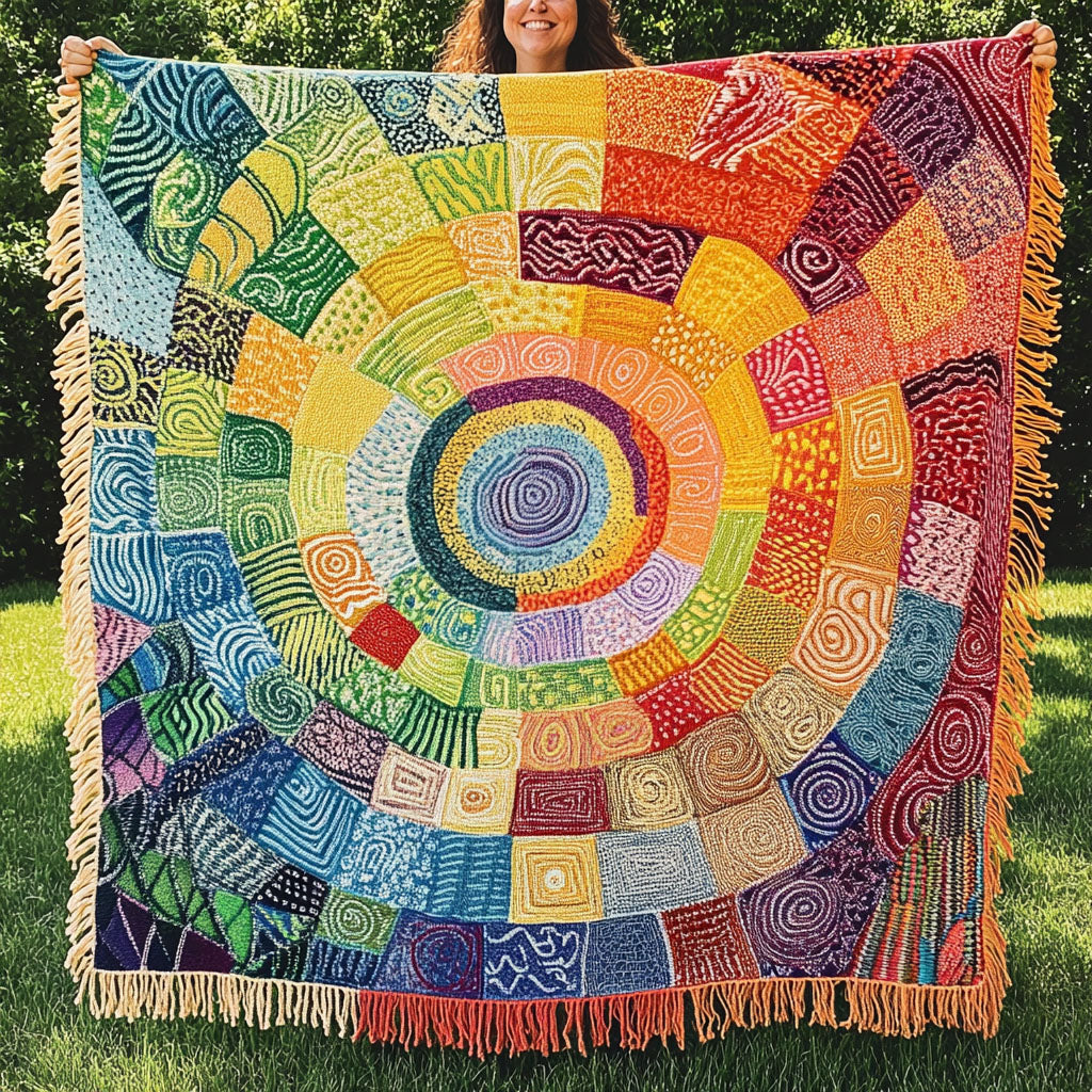 Woven blanket - Celestial Blaze — view 1