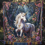 Woven Blanket - Unicorn Moonlight — view 1