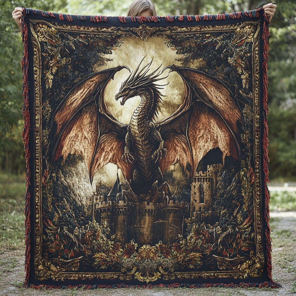 Woven Blanket - Woven Enchanted Schlange — view 1