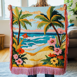 Woven Blanket - Ocean Horizon — view 1