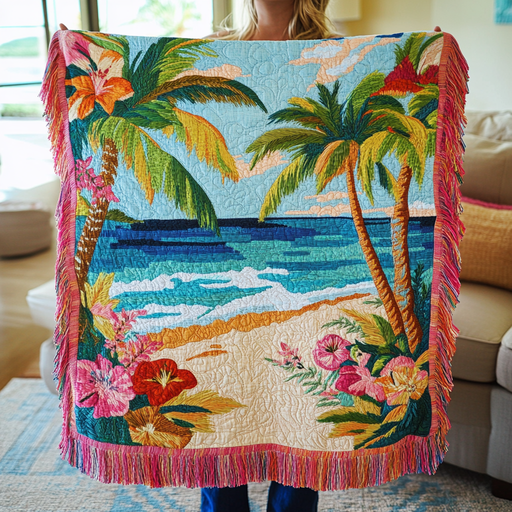 Woven blanket - Paradise Escape — view 1