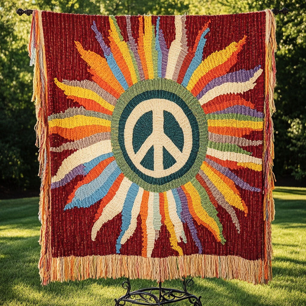 Woven Blanket - Radiant Peace — view 1