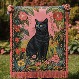 Woven blanket - Wool and Velvet — view 1