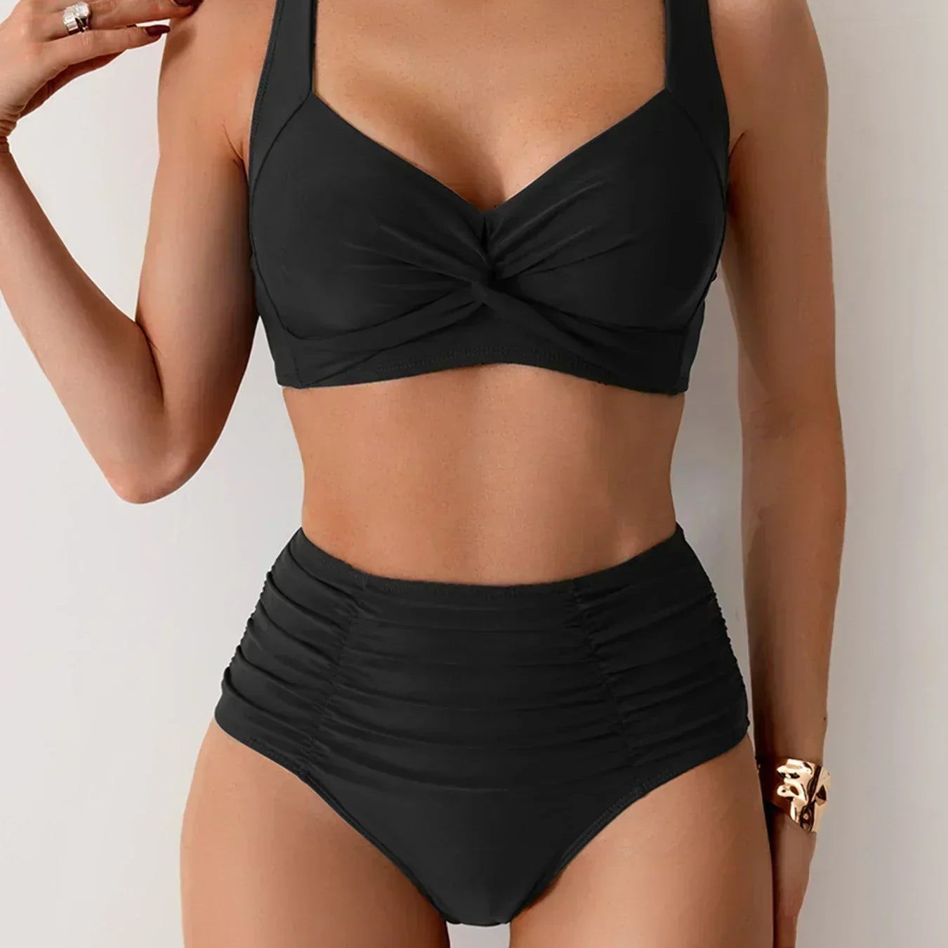Tabitha - high waisted summer swimsuit — view 1
