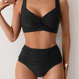 Tabitha - high waisted summer swimsuit — view 1