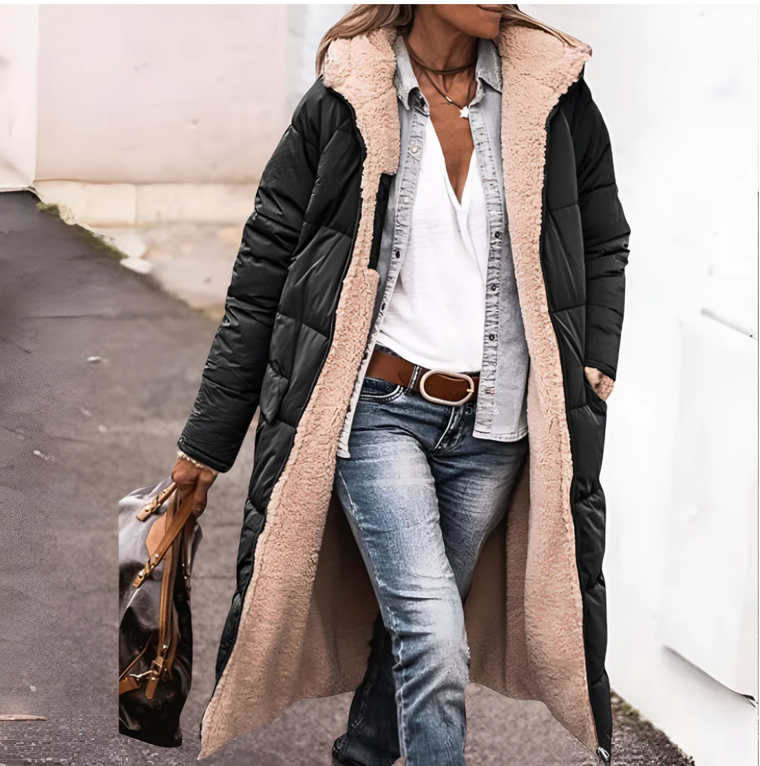 Tânia - warm reversible jacket — view 4