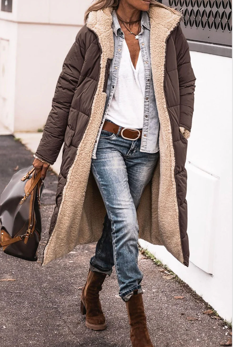 Tânia - warm reversible jacket — view 8