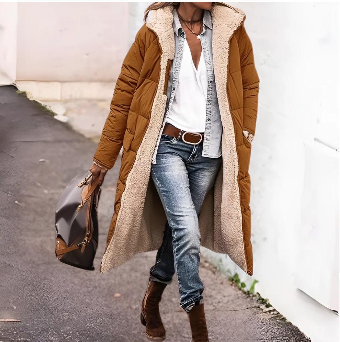 Tânia - warm reversible jacket — view 9