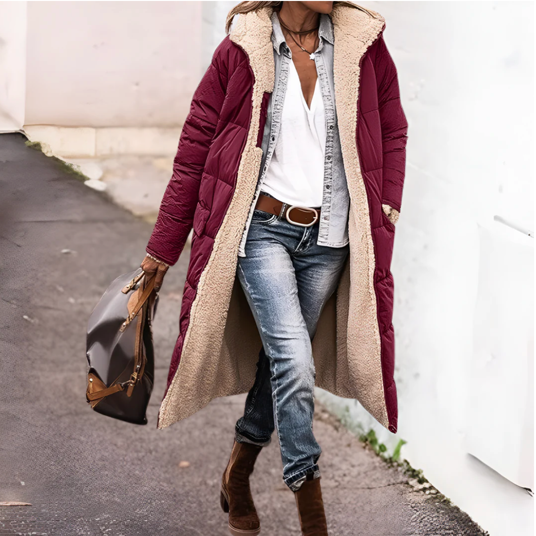 Tânia - warm reversible jacket — view 10
