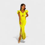 Tara - neon flamenco dress — view 1