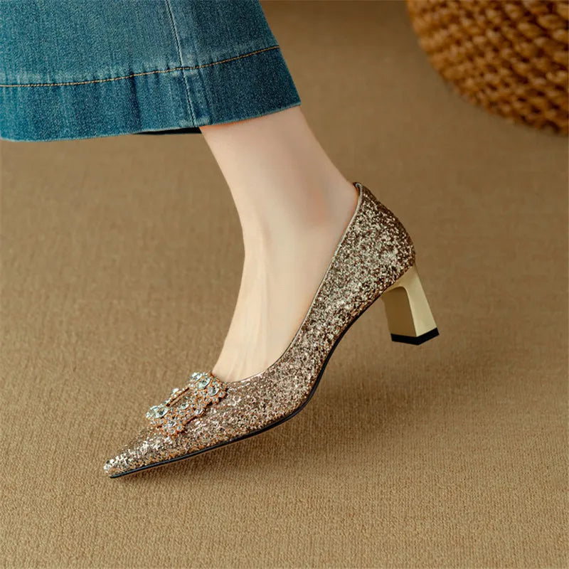 Theresa - sparkly stilettos — view 3