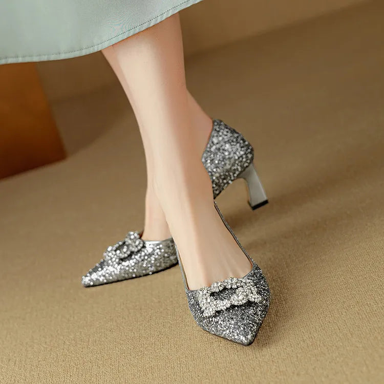 Theresa - sparkly stilettos — view 9