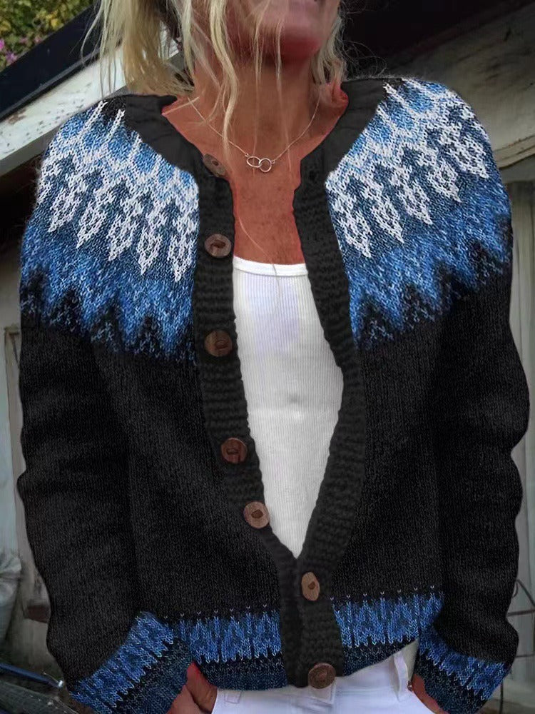 Tiffany - Retro Icelandic Cardigan — view 2