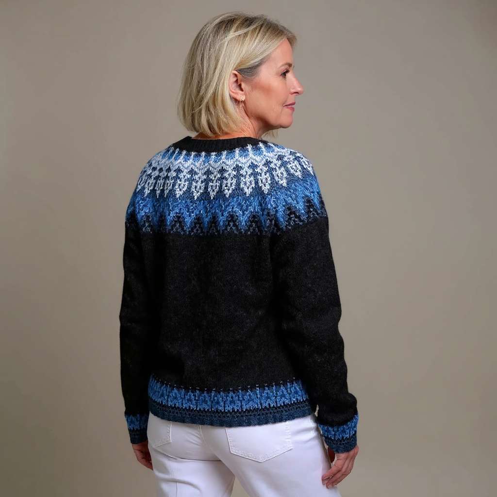 Tiffany - Retro Icelandic Cardigan — view 3