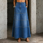 Tracy - midi denim skirt — view 1