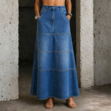 Tracy - midi denim skirt — view 1