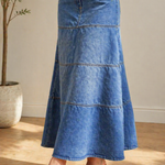 Tracy - midi denim skirt — view 4