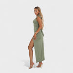 Vanessa - long dress with open back — view 3
