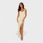 Vanessa - long dress with open back — view 8