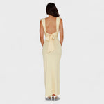 Vanessa - long dress with open back — view 9
