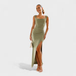 Vanessa - long dress with open back — view 13