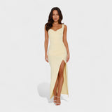 Vanessa - long dress with open back — view 15