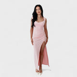 Vanessa - long dress with open back — view 17