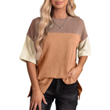 Vanessa - striped summer top in a loose fit — view 4