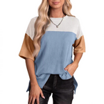 Vanessa - striped summer top in a loose fit — view 5