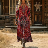 Vanessa - casual long sleeve dress with retro inspiration — view 1