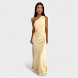 Veronica - long satin dress — view 2