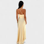 Veronica - long satin dress — view 7