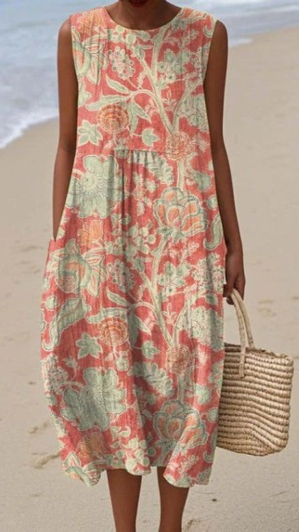 Victoria - retro floral dress — view 2