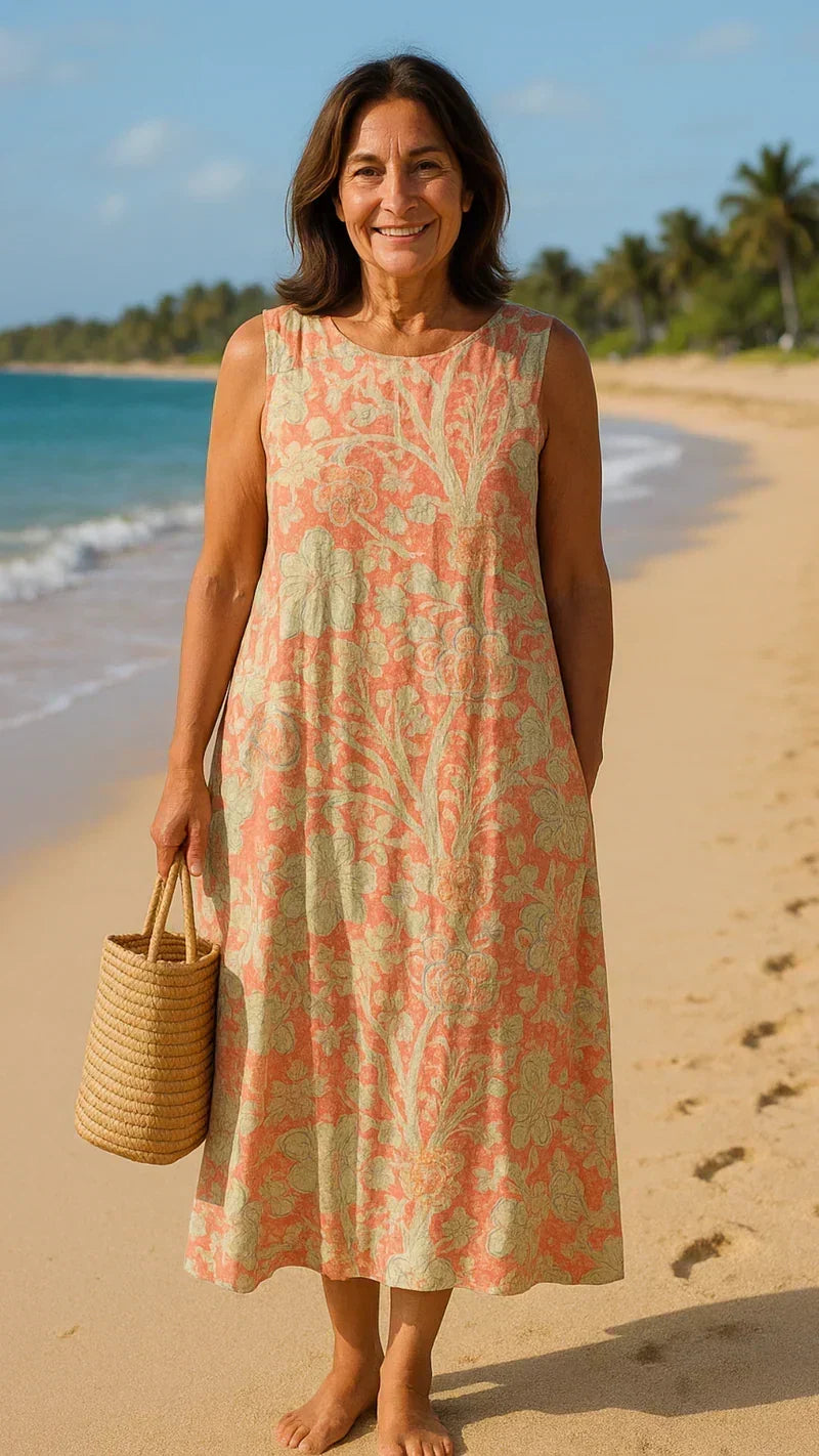 Victoria - retro floral dress — view 3