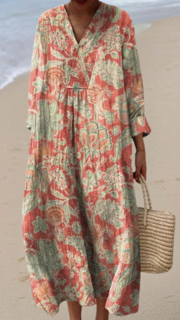 Victoria - retro floral dress — view 4