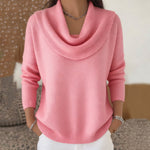 Vivian - Draped Crew Neck Sweater — view 2