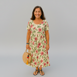 Vivian - floral maxi dress — view 3