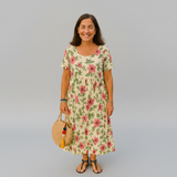 Vivian - floral maxi dress — view 3